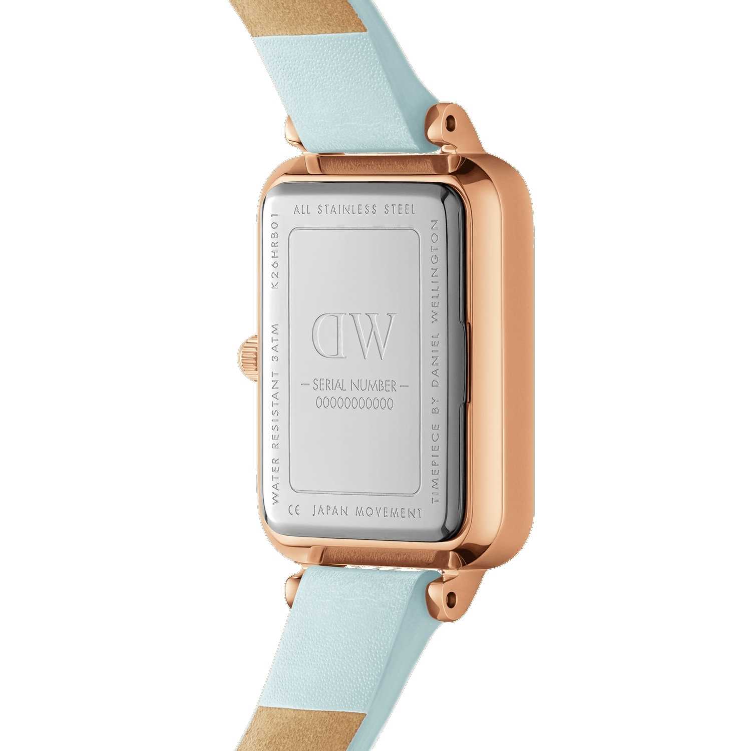 Daniel Wellington Quadro Bluebell Women Watches Rose Gold | FK5402817