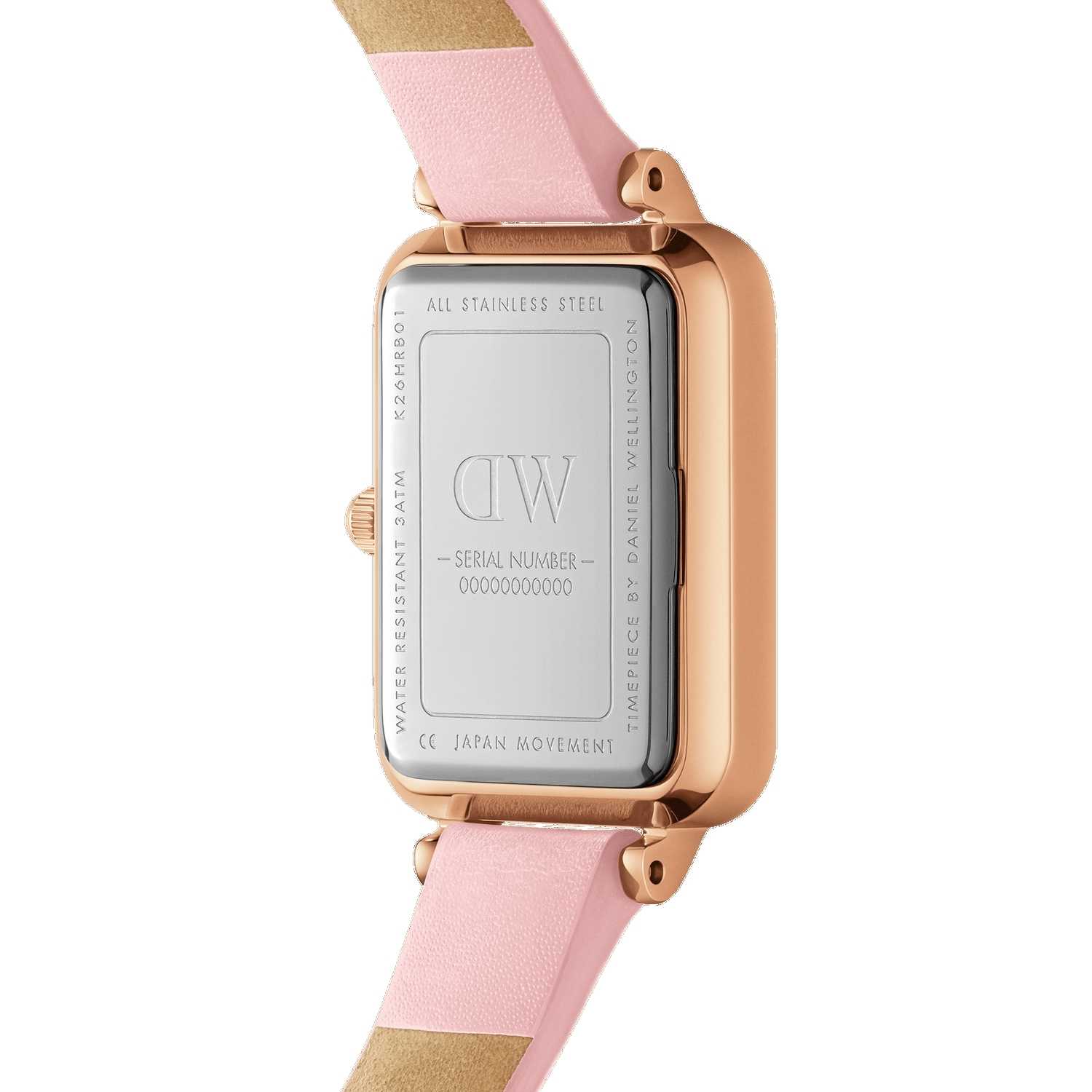 Daniel Wellington Quadro Cherry Blossom Women Watches Rose Gold | AO3547608