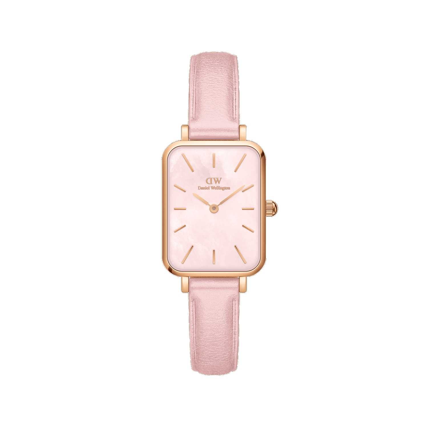 Daniel Wellington Quadro Cherry Blossom Women Watches Rose Gold | AO3547608