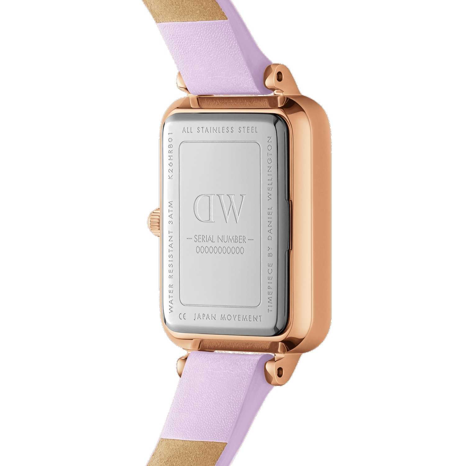 Daniel Wellington Quadro Lavender Women Watches Rose Gold | WI8961325