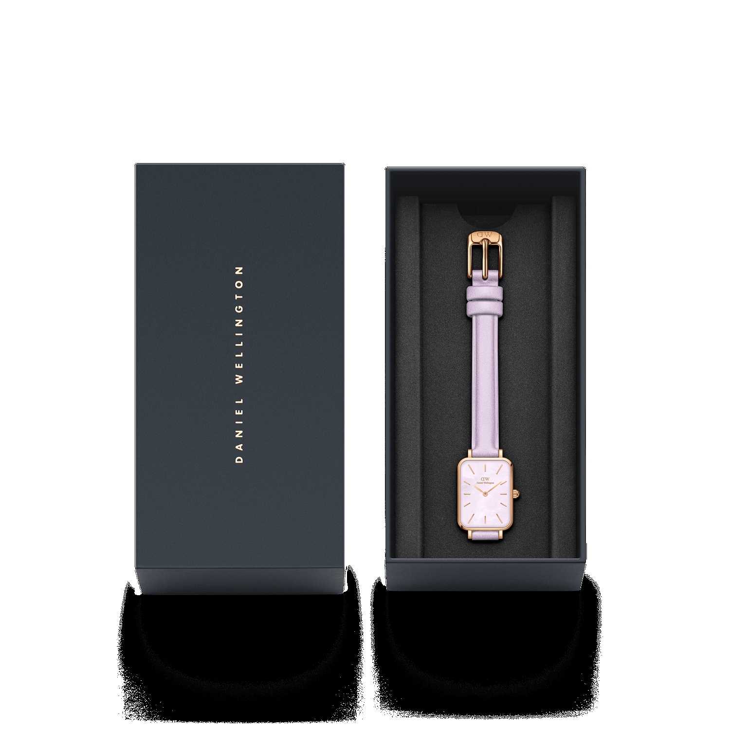 Daniel Wellington Quadro Lavender Women Watches Rose Gold | WI8961325