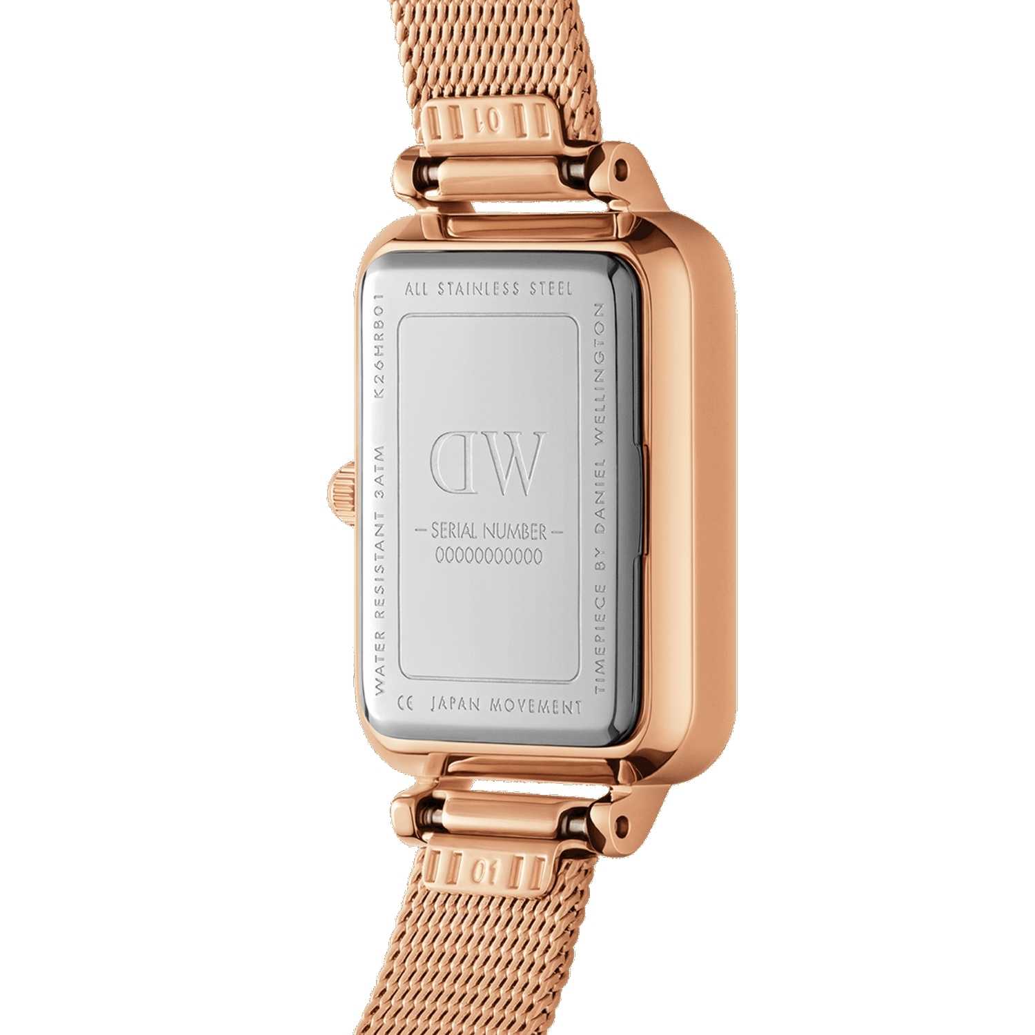 Daniel Wellington Quadro Lumine Pressed Melrose Women Watches Rose Gold | MB8465210