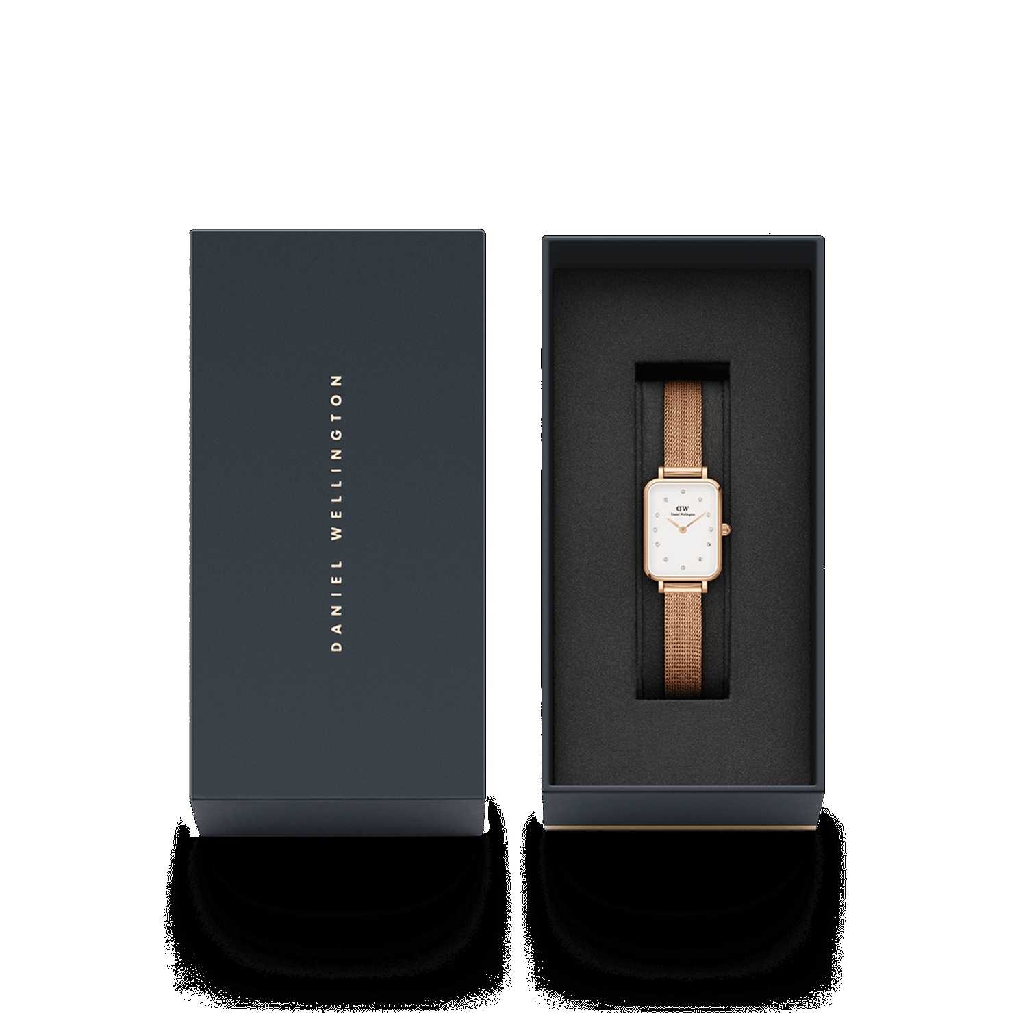 Daniel Wellington Quadro Lumine Pressed Melrose Women Watches Rose Gold | MB8465210