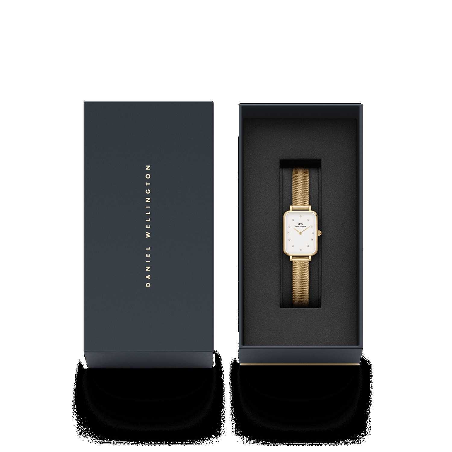 Daniel Wellington Quadro Lumine Pressed Evergold Women Watches Gold | VW0958316