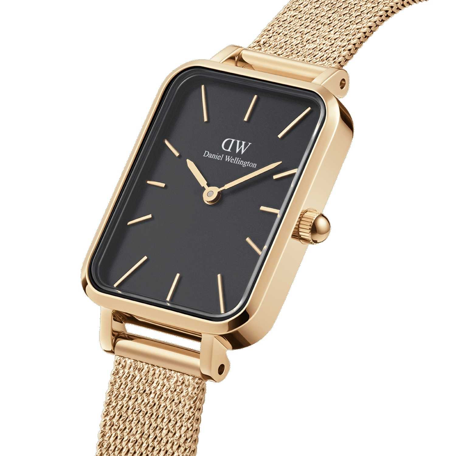 Daniel Wellington Quadro Pressed Evergold Women Watches Gold | GK5021784