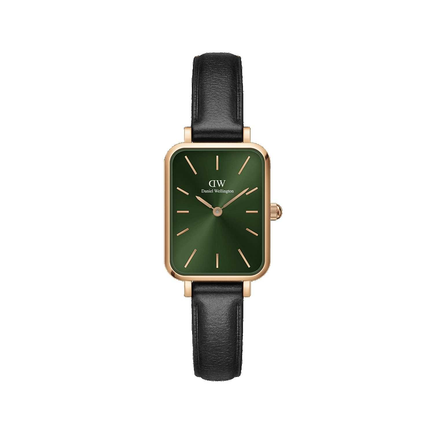 Daniel Wellington Quadro Pressed Sheffield Emerald Women Watches Rose Gold | TW2076153